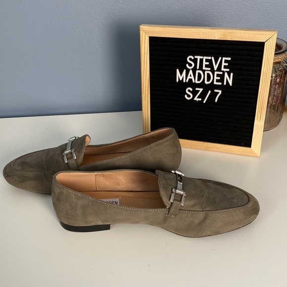 STEVE MADDEN Faux Suede Loafers - Picture 3 of 6
